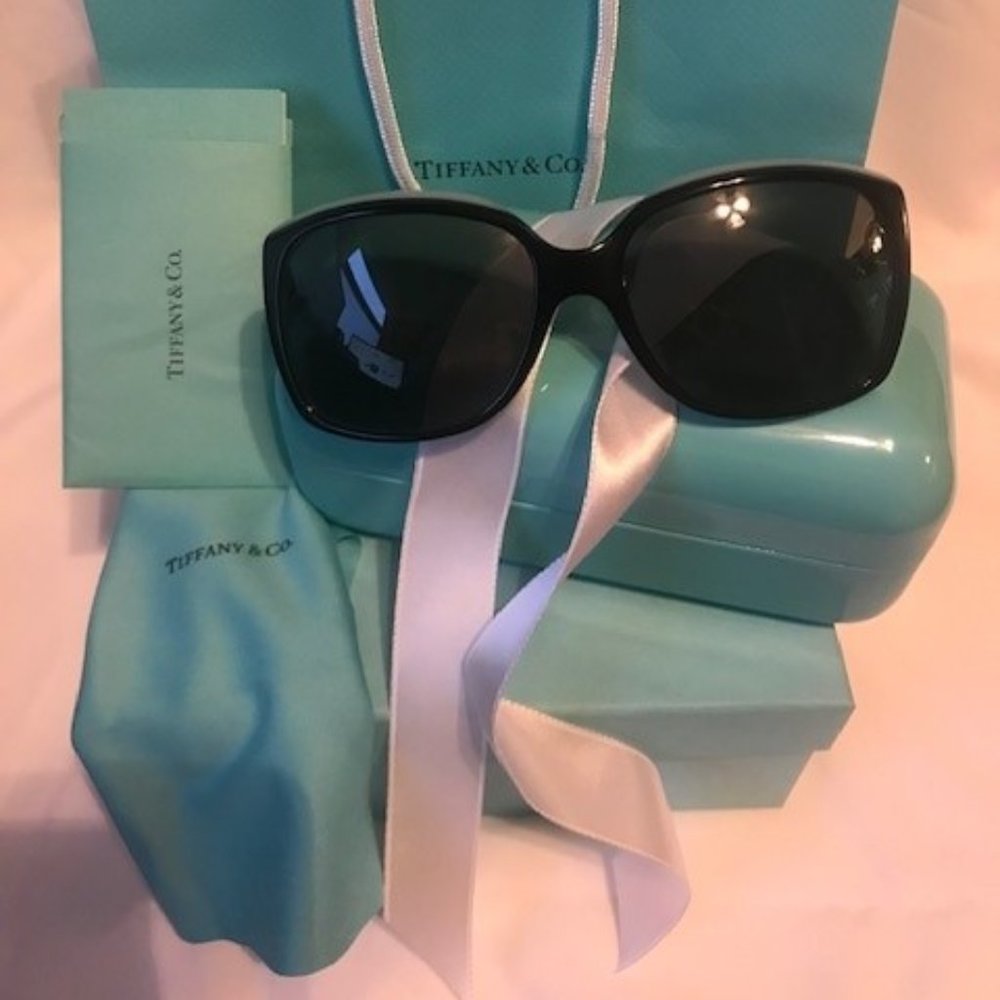Tiffany & Co. Black on Blue Sunglasses